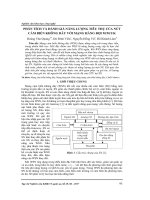 Phân tích và đánh giá năng lượng tiêu thụ của nút cảm biến không dây với mạng hàng đợi M/M/1/K