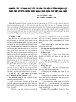 Nghiên cứu xác định mặt cắt cơ bản của đập bê tông trọng lực theo các hệ tiêu chuẩn khác nhau, ứng dụng cho đập Bản Chát