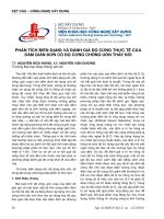 Phân tích biến dạng và đánh giá độ cứng thực tế của dầm giản đơn có độ cứng chống uốn thay đổi