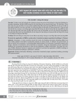 Đẩy mạnh áp dụng BIM đối với các dự án đầu tư xây dựng chung cư cao tầng ở Việt Nam