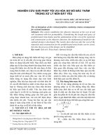 Nghiên cứu giải pháp tối ưu hóa sơ đồ bấc thấm trong xử lý đất nền yếu