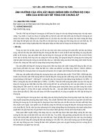 Ảnh hưởng của vữa xây mạch mỏng đến cường độ chịu nén của khối xây bê tông khí chưng áp