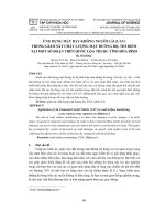 Ứng dụng máy bay không người lái (UAV) trong giám sát chất lượng mặt đường bộ, thí điểm tại một số đoạn trên quốc lộ 6 thuộc tỉnh Hòa Bình