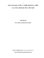 Ebook Phân tích phi tuyến và thiết kế kháng chấn các công trình bê tông cốt thép