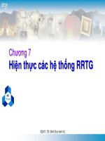 Bài giảng Xử lý tín hiệu số: Chương 7 - TS. Đinh Đức Anh Vũ