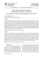 Khái niệm “Ấn Độ” từ góc nhìn khu vực học văn hóa – nhân văn