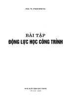 Ebook Bài tập động lực học công trình: Phần 1