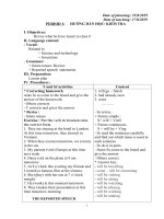 Giáo án Tiếng Anh 9 chương trình mới thí điểm 2019 2020 đủ nhất