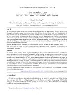 Tính hệ giằng gió trong cầu treo theo sơ đồ biến dạng