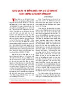 Khái quát về tổng điều tra cơ sở kinh tế, hành chính, sự nghiệp năm 2007