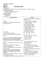 Giáo án dạy thêm Tiếng Anh lớp 9 chương trình mới 20192020