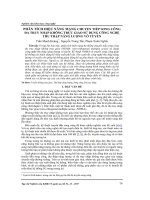 Phân tích hiệu năng mạng chuyển tiếp song công đa truy nhập không trực giao sử dụng công nghệ thu thập năng lượng vô tuyến