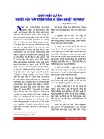 Giới thiệu dự án “Nghiên cứu phát triển thống kê công nghiệp Việt Nam”