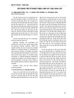 Sử dụng tro xỉ nhiệt điện làm vật liệu san lấp