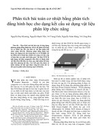 Phân tích bài toán cơ nhiệt bằng phân tích đẳng hình học cho dạng kết cấu sử dụng vật liệu phân lớp chức năng