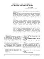 Phân tích độ lún của móng bè có xét đến chiều sâu đặt móng