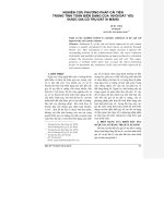 Nghiên cứu phương pháp cải tiến trong tính toán biến dạng của khối đất yếu được gia cố trụ đất xi măng