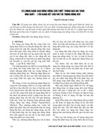 Số lượng dạng dao động riêng cần thiết trong giải bài toán ứng suất – Biến dạng kết cấu với tải trọng động đất