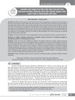 Nghiên cứu đánh giá tổn thất mỏi của kết cấu mô đun thượng tầng bể chứa nổi trong trạng thái khai thác ở vùng biển Việt Nam