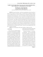 Nghiên cứu ứng dụng thuật toán ACO ( Ant colony optimization) tối ưu thời gian và chi phí cho dự án xây dựng