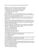 LY LUAN VA PHAP LUAT VE QUYEN CON NGUOI