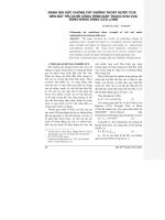 Đánh giá sức chống cắt không thoát nước của nền đất yếu dưới công trình đắp khu vực đồng bằng sông Cửu Long