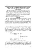 Nghiên cứu hệ thống MIMO MC-CDMA sử dụng SVD nhiều chiều dựa trên cơ sở giải thuật MMSE