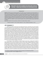 Resilient land use planning for resilient cities in Vietnam - issues and opinions for implementation