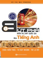 Bứt phá điểm thi THPT môn tiếng anh 1  cô mai phương