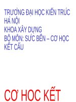 Bài giảng Cơ học kết cấu 1: Chương 1 - ThS. Nguyễn Thị Ngọc Loan