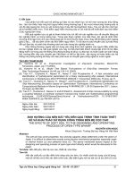 Ảnh hưởng của nền đất yếu đến quá trình tính toán thiết kế và khai thác sử dụng công trình bến bệ cọc cao