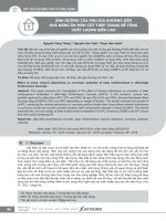 Ảnh hưởng của phụ gia khoáng đến khả năng ăn mòn cốt thép trong bê tông chất lượng siêu cao