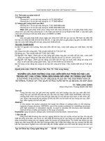 Nghiên cứu ảnh hưởng của cọc xiên đến sự phân bố nội lực trong kết cấu công trình bến bằng mô hình 3D trong SAP 2000