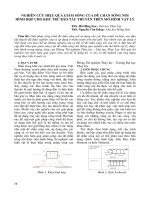 Nghiên cứu hiệu quả giảm sóng của đê chắn sóng nổi hình hộp cho khu trú bão tàu thuyền trên mô hình vật lý