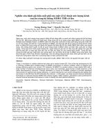 Nghiên cứu đánh giá hiệu suất phổ của một số kỹ thuật ước lượng kênh truyền trong hệ thống MIMO TDD cỡ lớn