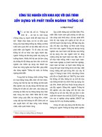 Công tác nghiên cứu khoa học với quá trình xây dựng và phát triển ngành Thống kê