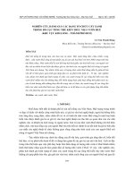 Nghiên cứu, đánh giá các dạng tổ chức cây xanh trong bố cục tổng thể kiến trúc nhà vườn Huế (khu vực Kim Long - Thành phố Huế)