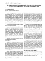 Áp dụng thừa số lagrange phân tích kết cấu dàn phẳng có điều kiện biên đa bậc tự do chịu tải trọng tĩnh