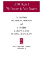 Lecture BSc Multimedia - Chapter 2: DSP, filters and the fourier transform