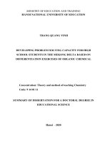 PHÁT TRIỂN NĂNG lực GIẢI QUYẾT vấn đề CHO HỌC SINH THPT VÙNG ĐỒNG BẰNG SÔNG cửu LONG THÔNG QUA BÀI tập PHÂN HÓA PHẦN HÓA HỌC hữu CƠ tt tiếng anh 