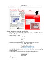 Giáo trình Thiết kế mạch  điện tử