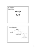 Bài giảng Dụng cụ bán dẫn: Chương 5 - Hồ Trung Mỹ (Phần 1)