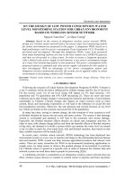 On the design of low power consumption water level monitoring station for urban environment based on wireless sensor network