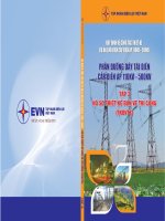 Ebook Phần đường dây tải điện cấp điện áp từ 110kV đến 500kV (Tập 3): Phần 1 - Tập đoàn điện lực Việt Nam