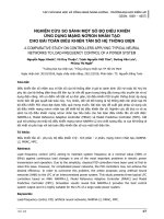 Nghiên cứu so sánh một số bộ điều khiển ứng dụng mạng nơron nhân tạo cho bài toán điều khiển tần số hệ thống điện