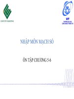 Bài giảng Nhập môn mạch số: Chương ôn tập 2 – ĐH CNTT