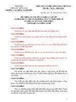 Đề cương ôn thi tốt nghiệp lý thuyết nghề quản lý vận hành đường dây và trạm biến áp có điện áp từ 110 KV trở xuống - Trình độ: Cao đẳng nghề