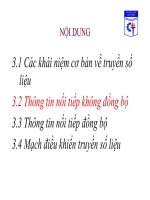 Bài giảng môn học Truyền số liệu: Chương 3 (phần 2) - CĐ Kỹ thuật Cao Thắng