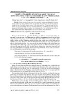 Nghiên cứu, thiết kế chế tạo khớp nối quay bằng ống sóng sử dụng cho thiết bị gây nhiễu radar làm việc trong dải sóng 3 cm