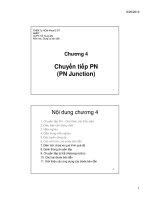 Bài giảng Dụng cụ bán dẫn: Chương 4 - Hồ Trung Mỹ (Phần 2)